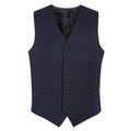 Navy - Front - Brook Taverner Mens Concept Gamma Waistcoat