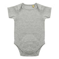 Heather Grey - Front - Larkwood Toddler Short-Sleeved Bodysuit