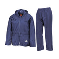 Royal Blue - Front - Result Unisex Adult Waterproof Jacket And Trousers Set