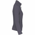 Convoy Grey - Side - Kariban Womens-Ladies Maureen Microfleece Jacket