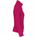 Fuchsia - Side - Kariban Womens-Ladies Maureen Microfleece Jacket