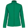 Kelly Green - Front - Kariban Womens-Ladies Maureen Microfleece Jacket