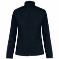 Navy - Front - Kariban Womens-Ladies Maureen Microfleece Jacket