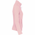 Pale Pink - Side - Kariban Womens-Ladies Maureen Microfleece Jacket