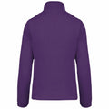 Purple - Back - Kariban Womens-Ladies Maureen Microfleece Jacket