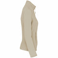 Beige - Side - Kariban Womens-Ladies Maureen Microfleece Jacket