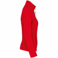 Red - Side - Kariban Womens-Ladies Maureen Microfleece Jacket