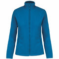 Tropical Blue - Front - Kariban Womens-Ladies Maureen Microfleece Jacket