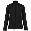 Black - Front - Kariban Womens-Ladies Maureen Microfleece Jacket