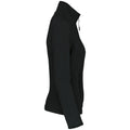 Black - Side - Kariban Womens-Ladies Maureen Microfleece Jacket