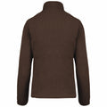 Chocolate - Back - Kariban Womens-Ladies Maureen Microfleece Jacket