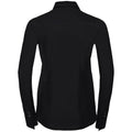 Black - Back - Russell Collection Womens-Ladies Ultimate Stretch Long-Sleeved Formal Shirt