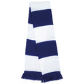 Royal Blue-White - Front - Result Winter Essentials Team Winter Scarf