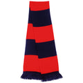 Navy-Red - Front - Result Winter Essentials Team Winter Scarf