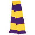 Purple-Yellow - Front - Result Winter Essentials Team Winter Scarf