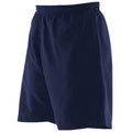 Navy - Front - Finden & Hales Mens Microfibre Shorts