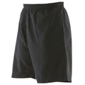 Black - Front - Finden & Hales Mens Microfibre Shorts