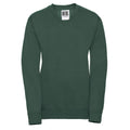 Bottle Green - Front - Russell Childrens-Kids Jerzees Schoolgear V Neck Sweatshirt