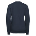 French Navy - Back - Russell Childrens-Kids Jerzees Schoolgear V Neck Sweatshirt