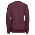 Burgundy - Back - Russell Childrens-Kids Jerzees Schoolgear V Neck Sweatshirt