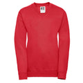 Bright Red - Front - Russell Childrens-Kids Jerzees Schoolgear V Neck Sweatshirt