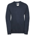 French Navy - Front - Russell Childrens-Kids Jerzees Schoolgear V Neck Sweatshirt