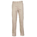 Stone - Front - Henbury Womens-Ladies Flat Fronted Trousers