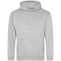 Heather Grey - Front - Awdis Unisex Adult Heather Drawstring Hoodie