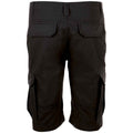 Black - Back - SOLS Mens Jackson Cargo Shorts