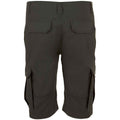 Burnt Umber - Back - SOLS Mens Jackson Cargo Shorts