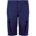 French Navy - Front - SOLS Mens Jackson Cargo Shorts