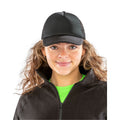 Black - Front - Result Core Unisex Adult 1-2 Mesh Trucker Cap