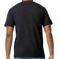 Black - Back - Gildan Mens Cotton Lightweight T-Shirt