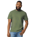 Military Green - Front - Gildan Mens Cotton Lightweight T-Shirt