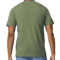 Military Green - Back - Gildan Mens Cotton Lightweight T-Shirt