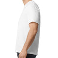 White - Side - Gildan Mens Plain Cotton Lightweight T-Shirt