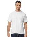 White - Front - Gildan Mens Plain Cotton Lightweight T-Shirt