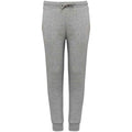 Moon Grey-Heather - Front - Native Spirit Childrens-Kids Eco Friendly Jogging Bottoms