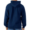 Navy - Back - Gildan Mens Midweight Soft Touch Full Zip Hoodie