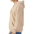 Sand - Side - Gildan Mens Midweight Soft Touch Full Zip Hoodie