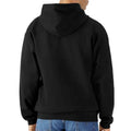 Black - Back - Gildan Mens Midweight Soft Touch Full Zip Hoodie