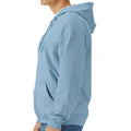 Stone Blue - Side - Gildan Mens Midweight Soft Touch Full Zip Hoodie