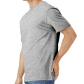 Sporty Grey - Side - Gildan Mens Plain Cotton Lightweight T-Shirt