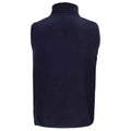 Navy - Back - SOLS Unisex Adult Factor Microfleece Recycled Body Warmer