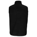 Black - Back - SOLS Unisex Adult Factor Microfleece Recycled Body Warmer