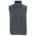 Charcoal - Front - SOLS Unisex Adult Factor Microfleece Recycled Body Warmer