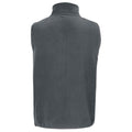 Charcoal - Back - SOLS Unisex Adult Factor Microfleece Recycled Body Warmer