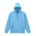 Sky Blue - Front - Gildan Mens Midweight Soft Touch Hoodie