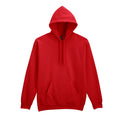 Red - Front - Gildan Mens Midweight Soft Touch Hoodie