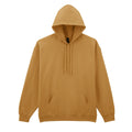 Mustard - Front - Gildan Mens Midweight Soft Touch Hoodie